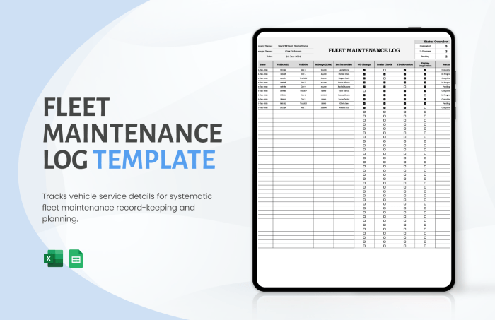 Free Maintenance Log Templates in Google Sheets to Download